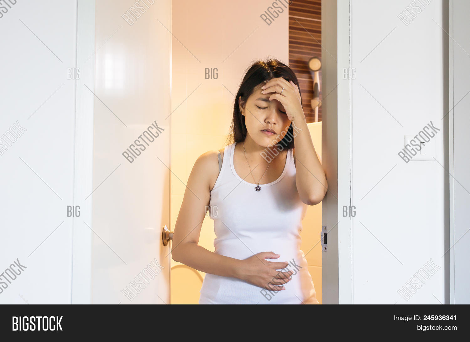 Pregnant Female Nausea Image & Photo (Free Trial) Bigstock
