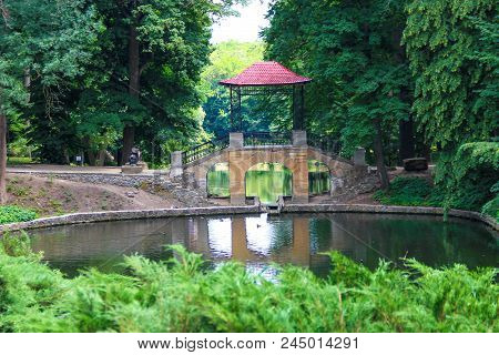 Chinese Bridge, Small Architectural Form, Alexandria Park, The City Bila Tserkva, Kiev Region, Ukrai