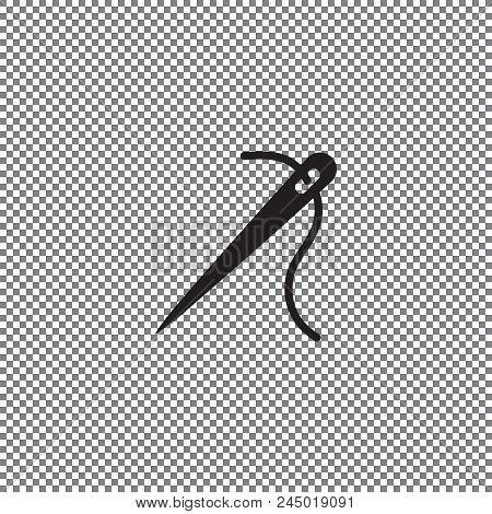 Vector Icon Needle On A Transparent Background
