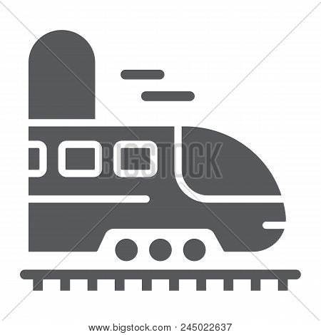 Railroad Trip Glyph Icon, Travel And Tourism, Subway In Tunnel Sign Vector Graphics, A Solid Pattern