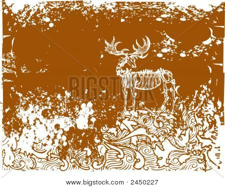 Grunge hintergrund illustration