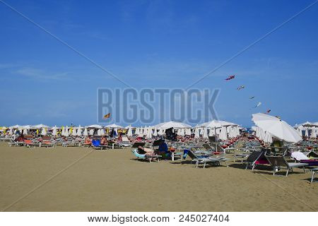 09 June 2018-caorle-italy-caorle Beach, Beautiful Venetian City,italy