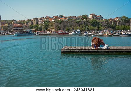 Amasra - Turkey 05.15.2016  The City From Small Harbor Glance