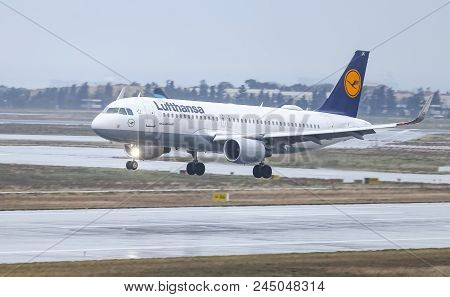 Airplane Landing To Airport