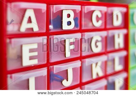 Montessori Obect Alphabet For Learning Words And Letters