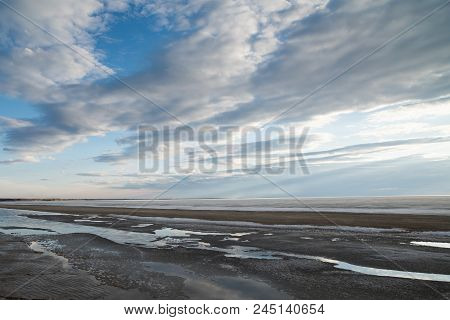 Spring Landscape At The Ob Reservoir.