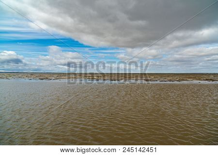 Spring Landscape. The Ob Reservoir. Russia, Siberia, The Novosibirsk Region.