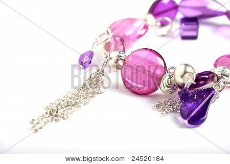 Bracelet On A White Background