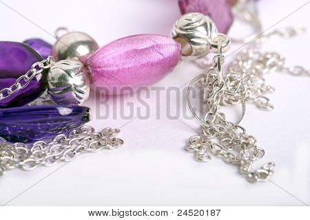 Bracelet On A White Background