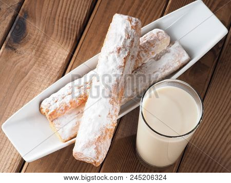 Horchata
Horchata Is A Drink, Made With The Juice Of Tigernuts And Sugar.  Native From Valencia - Sp