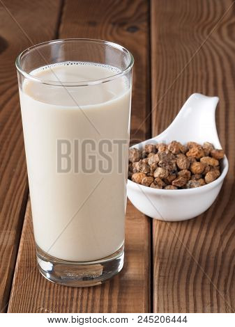 Horchata
Horchata Is A Drink, Made With The Juice Of Tigernuts And Sugar.  Native From Valencia - Sp