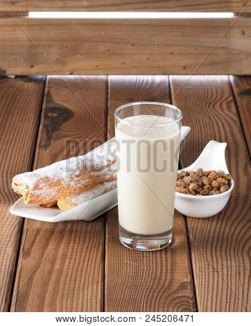 Horchata
Horchata Is A Drink, Made With The Juice Of Tigernuts And Sugar.  Native From Valencia - Sp