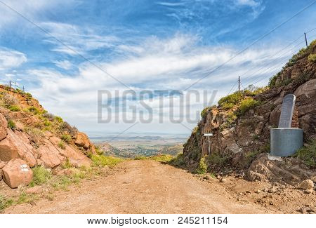 Lady Grey, South Africa - March 29, 2018: The Neck At The Top Of The Historic Jouberts Pass At Lady 