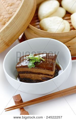 barriga de porco assada, carne de porco de dongpo, culinária chinesa