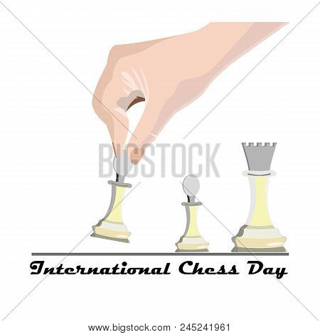 International Chess Day, Vector Illustration