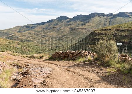Ian Se Afgrond, A Dangerous Corner In The Historic Jouberts Pass At Lady Grey In The Eastern Cape Pr