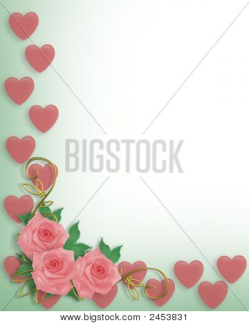 Pink Roses Hearts Image & Photo (Free Trial) | Bigstock