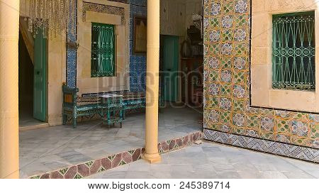 Tunisia, Sousse September 19, 2016. Museum Dar Essid. Interior Of An Ancient Arab House