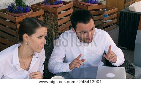 Business Meeting In A Cafe Professional Shot On Lumix Gh4