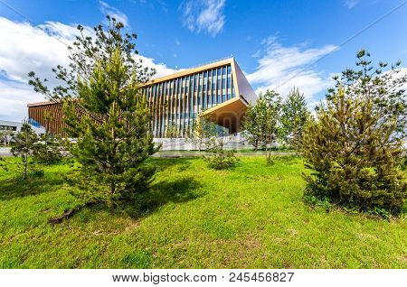 Innopolis, Russia - June 11, 2018: Modern Building Of Innopolis University. Innopolis City In Republ
