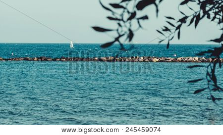 Shipyard In The City In The Limassol, Cyprus, 04 August 2017