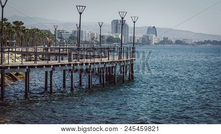 Shipyard In The City Limassol, Cyprus,  August 2017