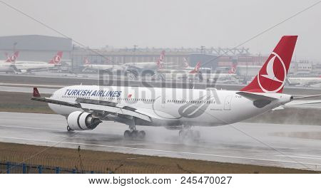Airplane Landing To Airport
