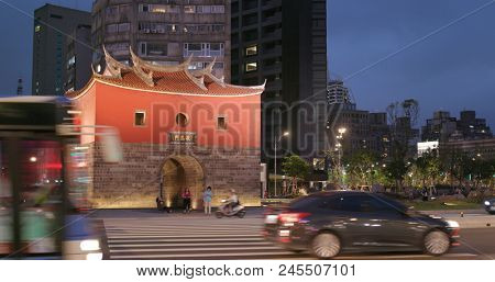 Taipei city, Taiwan, 28 May 2018:- Taipei North Gate