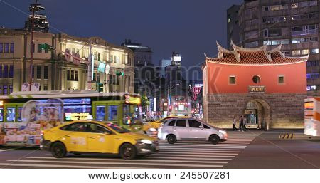 Taipei city, Taiwan, 28 May 2018:- Taipei North Gate