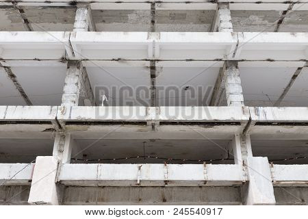 Symmetry In Ferroconcrete Construction. Renovation Of An Old Building.
