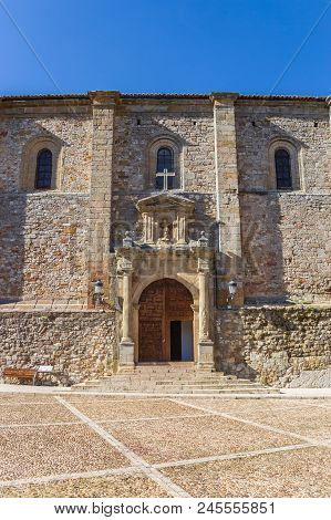 Front Of The San Juan Bautista Church In Atienza, Spain
