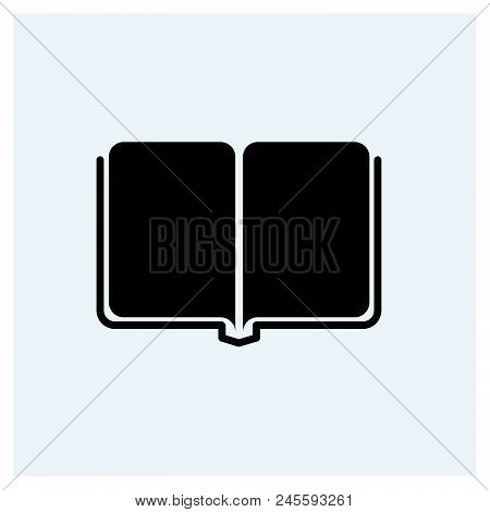 Open Book Icon Vector Icon On White Background. Open Book Icon Modern Icon For Graphic And Web Desig