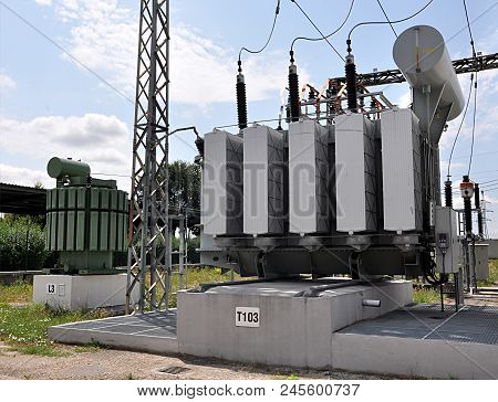 Detail View , Modern Big Oil Transformers In Day