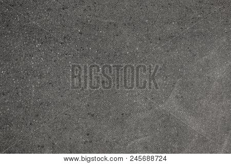 Subtle Grain Concrete Texture Close-up. Abstract Black And White Gritty Grunge Background