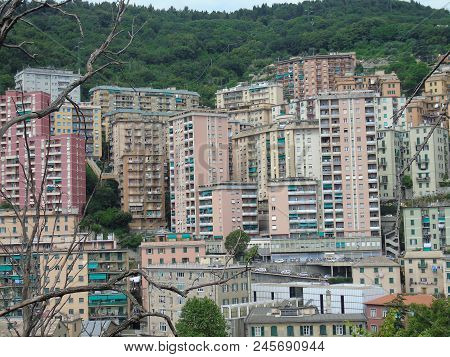 An Amazing Photography Of Some Public Housing In Genova Built In The 60s On The Hills Of The City