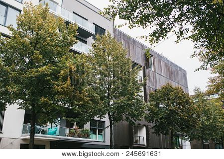 The Usual Residential Building In Berlin In Germany.