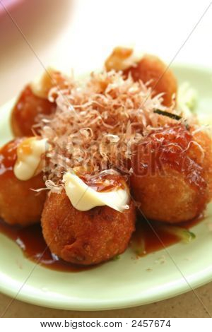 Japansk Tako Yaki bolde