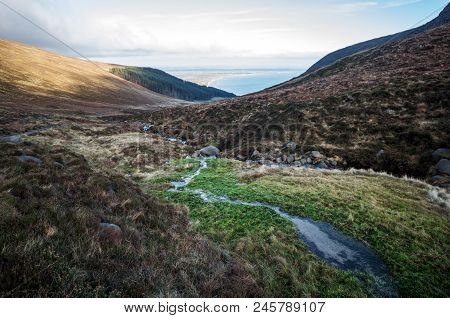 A Little River At Hares Gap Leading Towards Newcastle, Northern Ireland