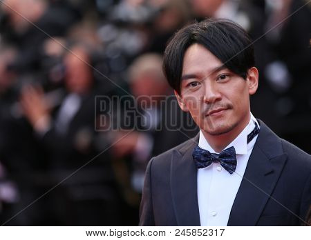 Chang Chen attends the screening of 'Blackkklansman' during the 71st annual Cannes Film Festival at Palais des Festivals on May 14, 2018 in Cannes, France. 