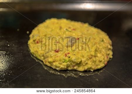 Omurice (japanese Omelet Rice) In Osaka, Japan