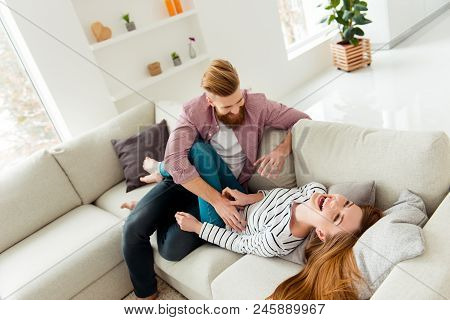 Touch Two Coziness Tenderness Hug Cuddle Embrace Partners Rejoice Delightful Feelings Emotions Conce