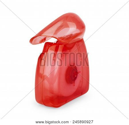 Dental Floss Isolated On A White Background
