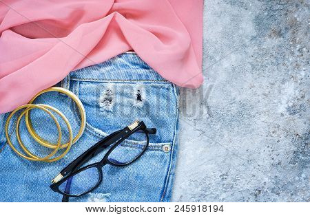Fashionable, New Clothes, Sandals And Accessories. Fashion & Style.