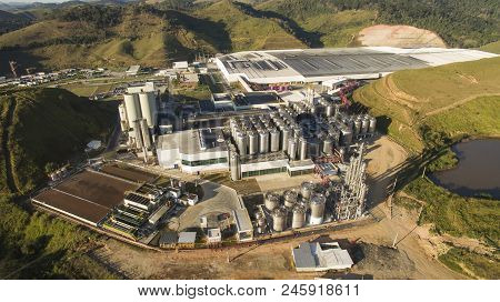 Ambev, One Of The Largest Factories Of Beers In The World, Pirai City In Rio De Janeiro Brazil, Phot