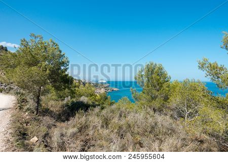 The Coast And The Mountain In Peñíscola