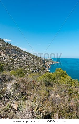 The Coast And The Mountain In Peñíscola