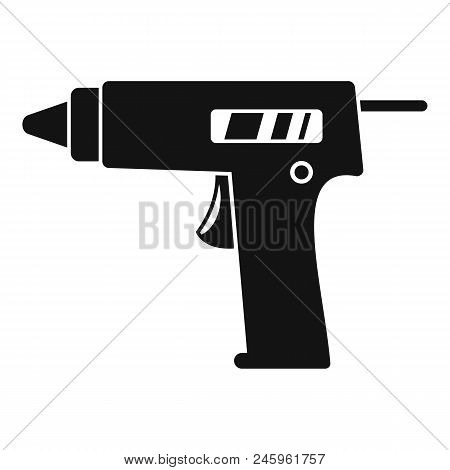 Glue Pistol Icon. Simple Illustration Of Glue Pistol Vector Icon For Web Design Isolated On White Ba