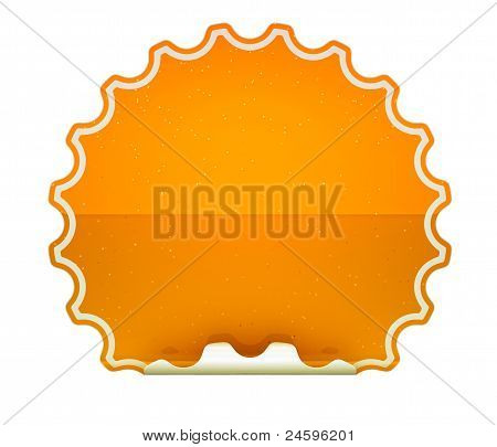 Arancio maculato Hamous adesivo o etichetta