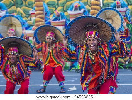 Manila , Philippines - April 27 :participants In The Aliwan Fiesta In Manila Philippines On April 27