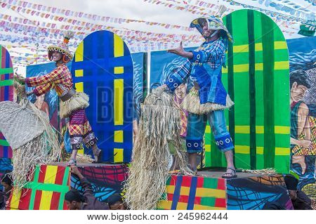 Manila , Philippines - April 27 :participants In The Aliwan Fiesta In Manila Philippines On April 27